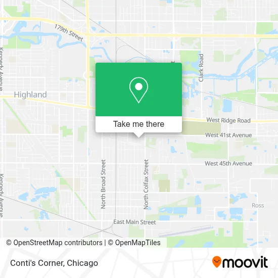 Conti's Corner map