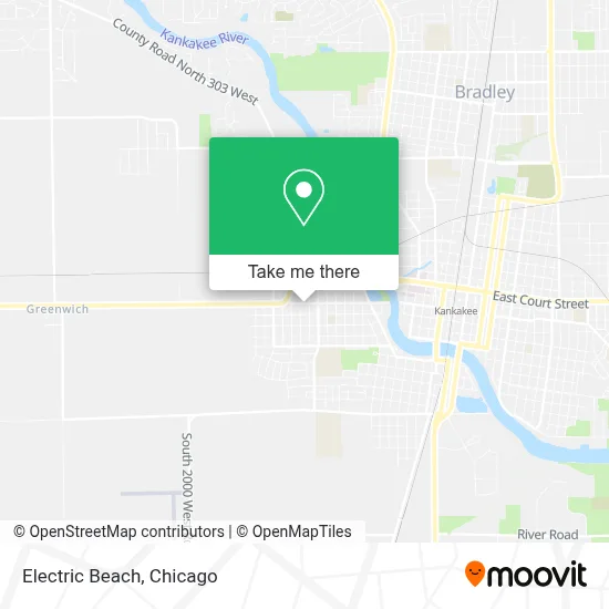 Electric Beach map