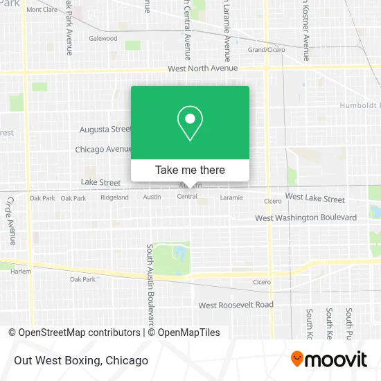 Out West Boxing map