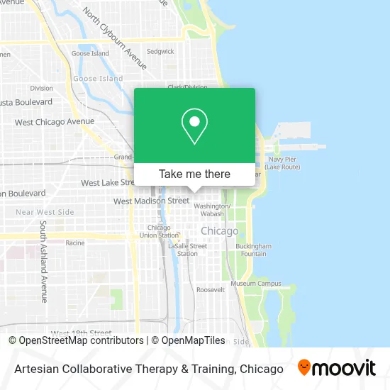 Artesian Collaborative Therapy & Training map