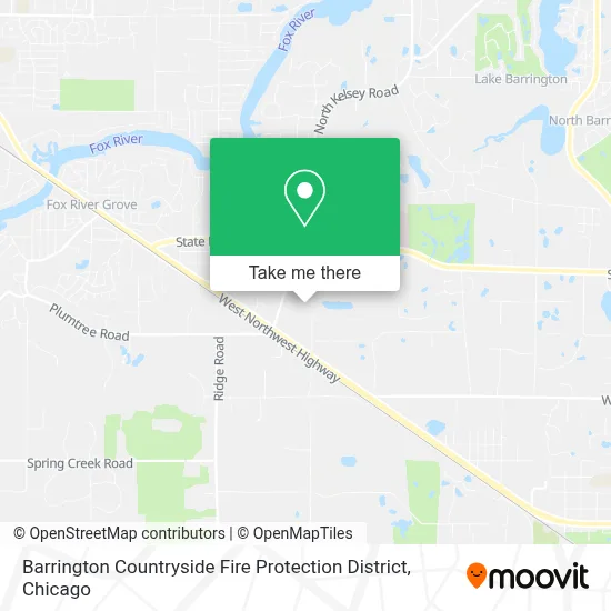 Barrington Countryside Fire Protection District map