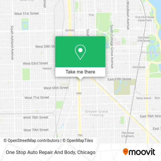 One Stop Auto Repair And Body map