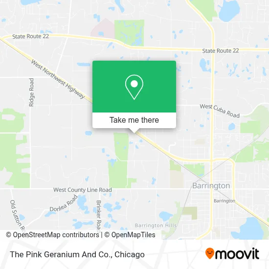 The Pink Geranium And Co. map