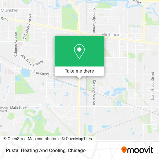 Pustai Heating And Cooling map