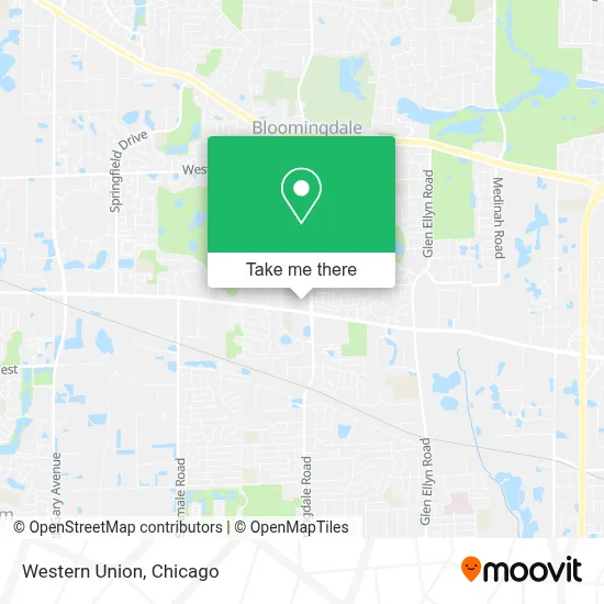 Western Union map