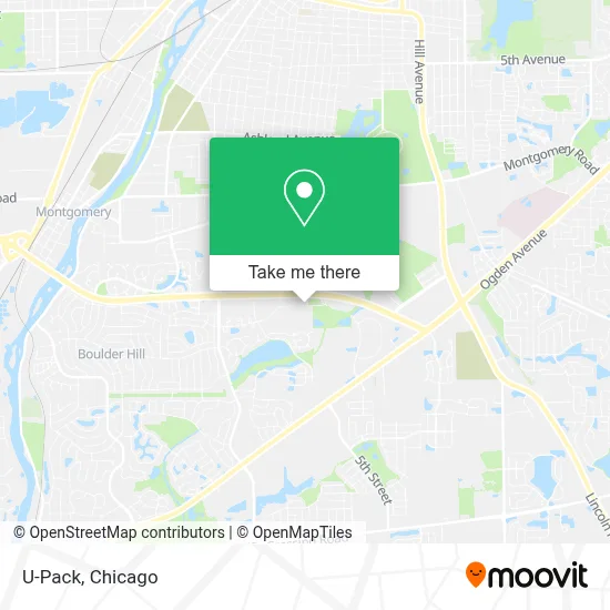 U-Pack map