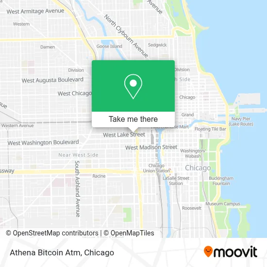 Athena Bitcoin Atm map