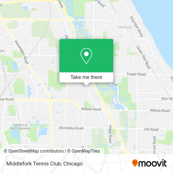 Middlefork Tennis Club map