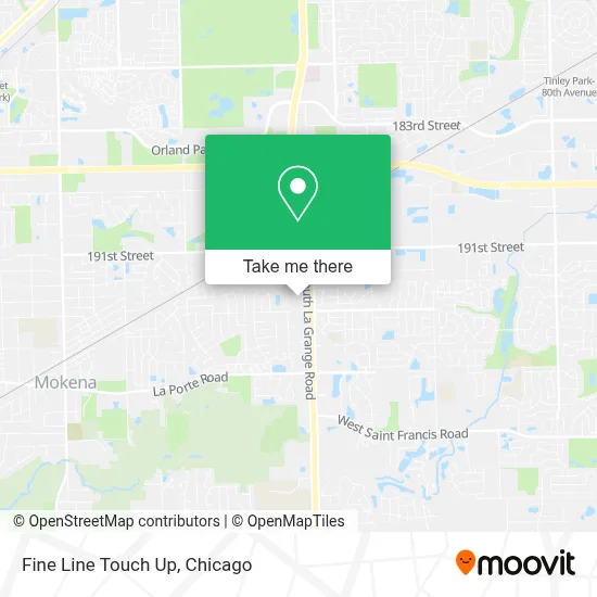 Fine Line Touch Up map