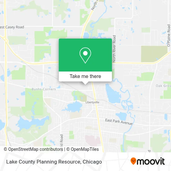Lake County Planning Resource map
