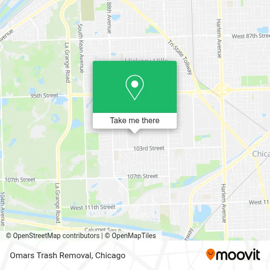 Omars Trash Removal map