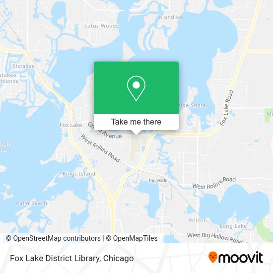 Fox Lake District Library map