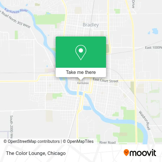 The Color Lounge map
