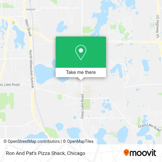 Ron And Pat's Pizza Shack map