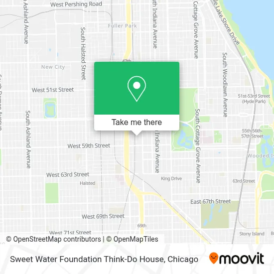 Sweet Water Foundation Think-Do House map