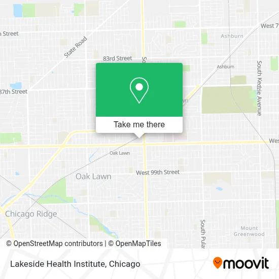 Lakeside Health Institute map