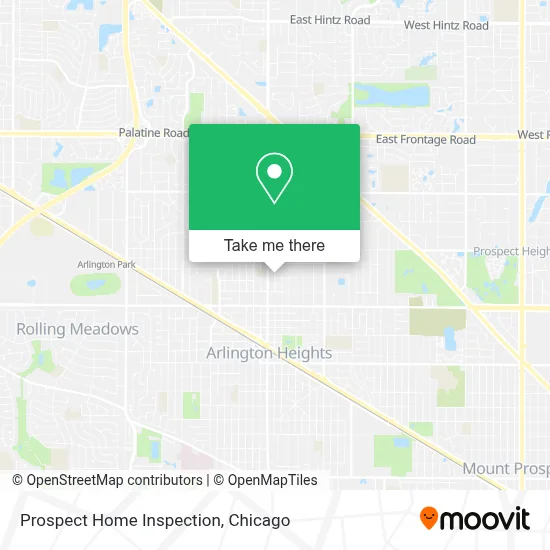 Prospect Home Inspection map