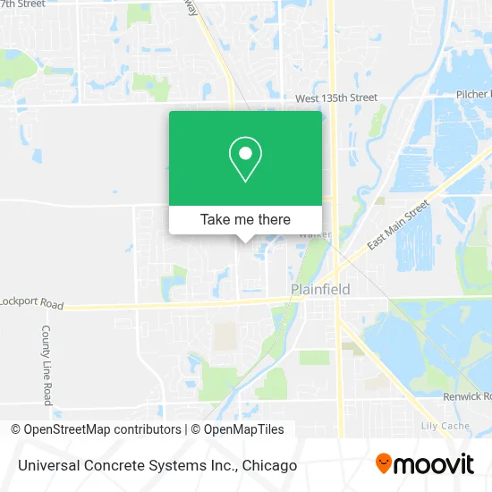 Universal Concrete Systems Inc. map