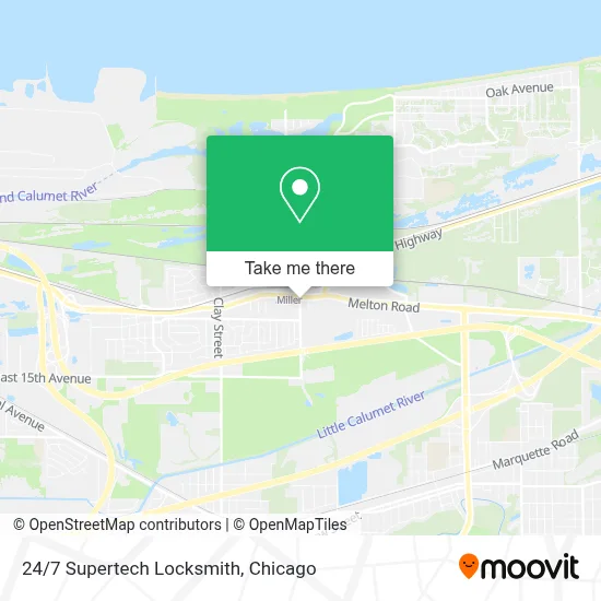 24/7 Supertech Locksmith map