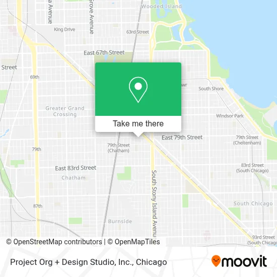 Project Org + Design Studio, Inc. map