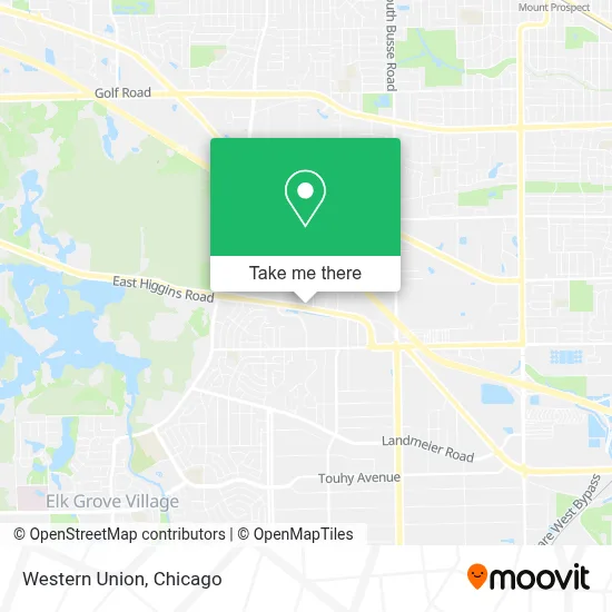 Western Union map
