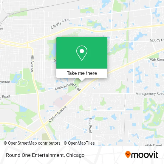 Round One Entertainment map