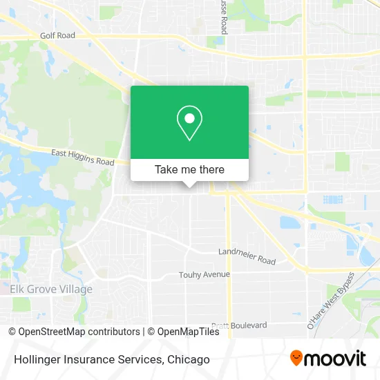 Hollinger Insurance Services map