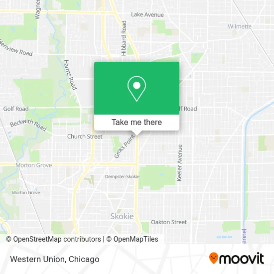 Western Union map