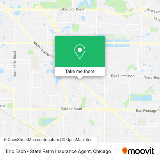 Eric Esch - State Farm Insurance Agent map