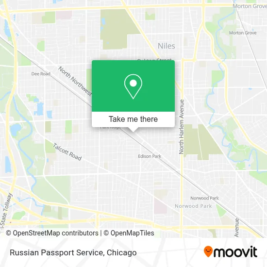 Russian Passport Service map