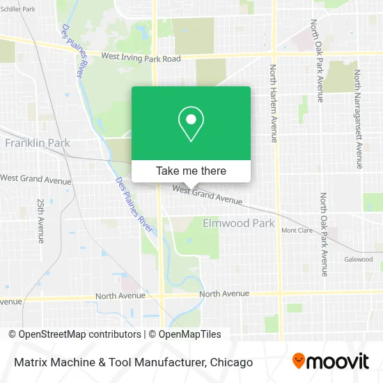 Matrix Machine & Tool Manufacturer map