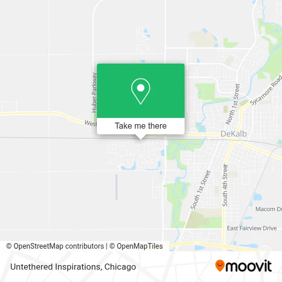 Untethered Inspirations map