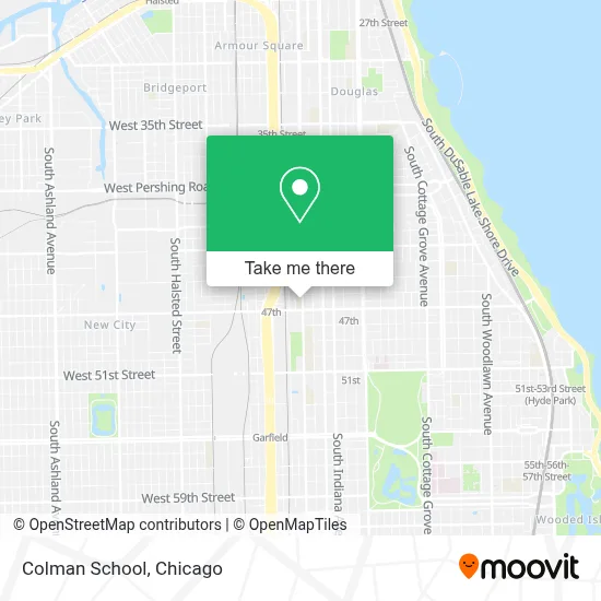 Colman School map