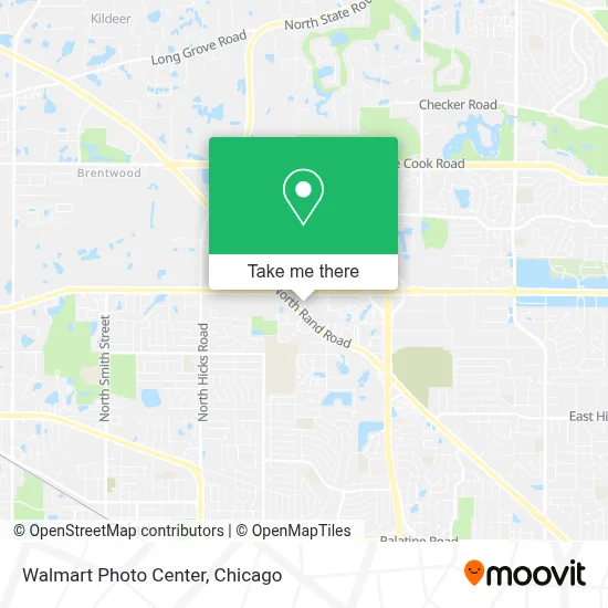 Walmart Photo Center map