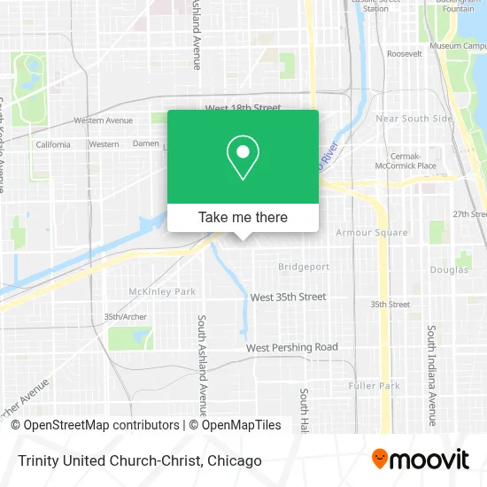 Trinity United Church-Christ map
