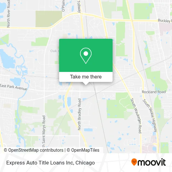 Express Auto Title Loans Inc map
