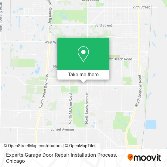 Experts Garage Door Repair Installation Process map