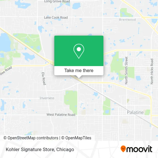 Kohler Signature Store map