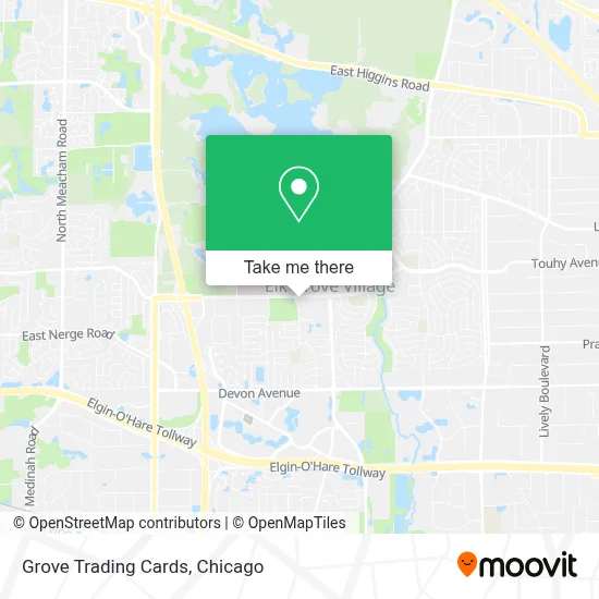Grove Trading Cards map