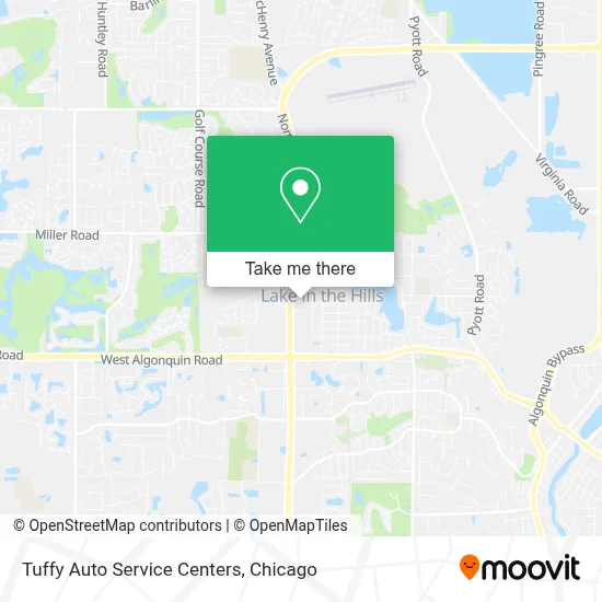 Tuffy Auto Service Centers map