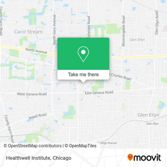 Healthwell Institute map