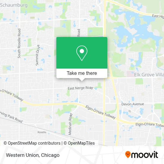 Western Union map