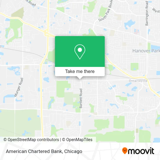 American Chartered Bank map
