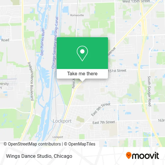 Wings Dance Studio map