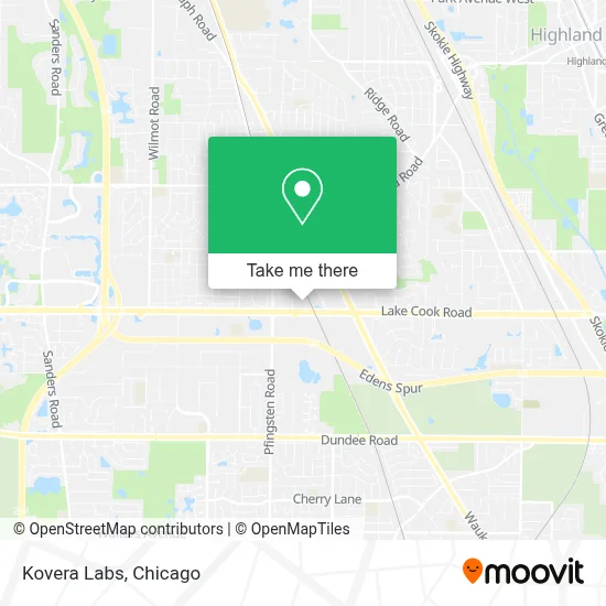 Kovera Labs map