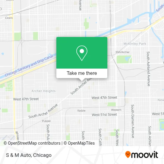 S & M Auto map