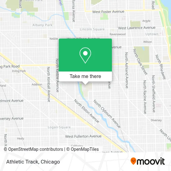 Athletic Track map