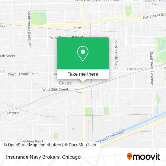 Insurance Navy Brokers map
