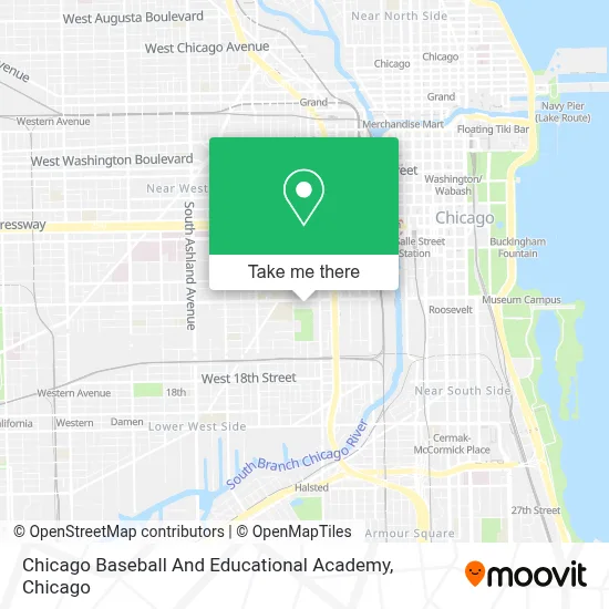 Chicago Baseball And Educational Academy map