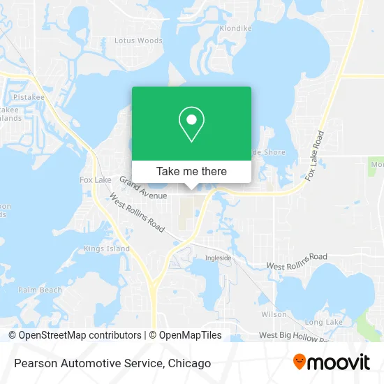 Pearson Automotive Service map